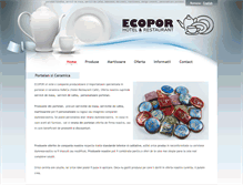 Tablet Screenshot of ecopor.ro